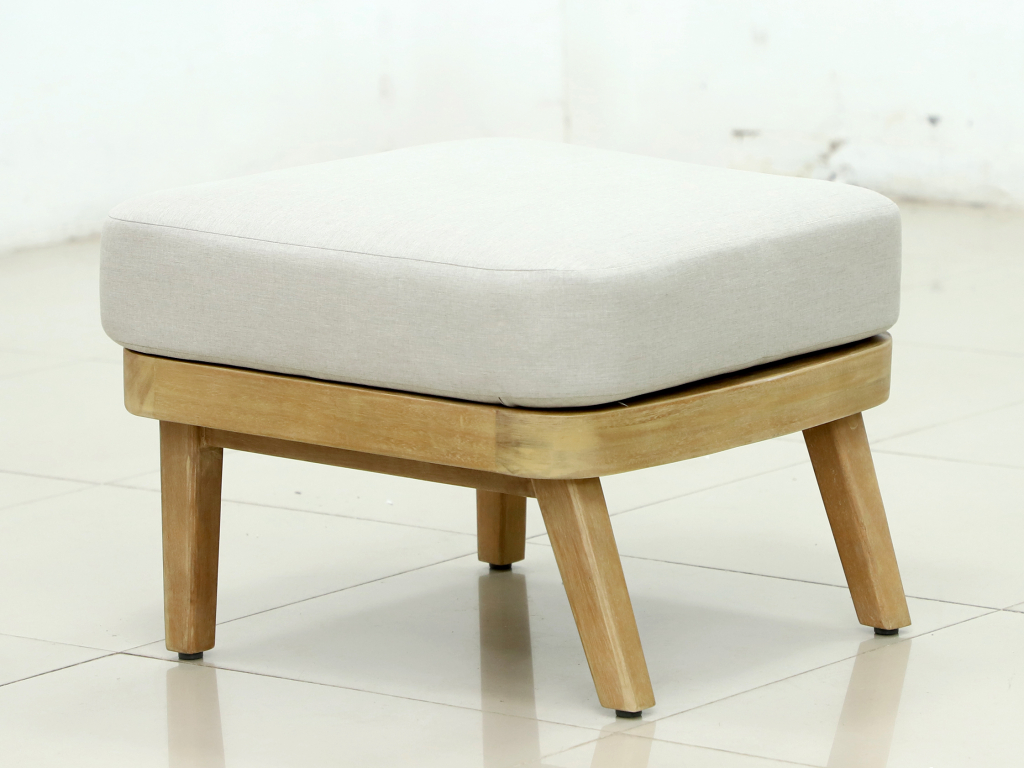 Пуф с подушкой Mali натуральный