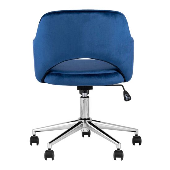 Кресло офисное Кларк велюр синий