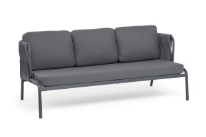 "Ронда" диван 3-местный плетеный из роупа