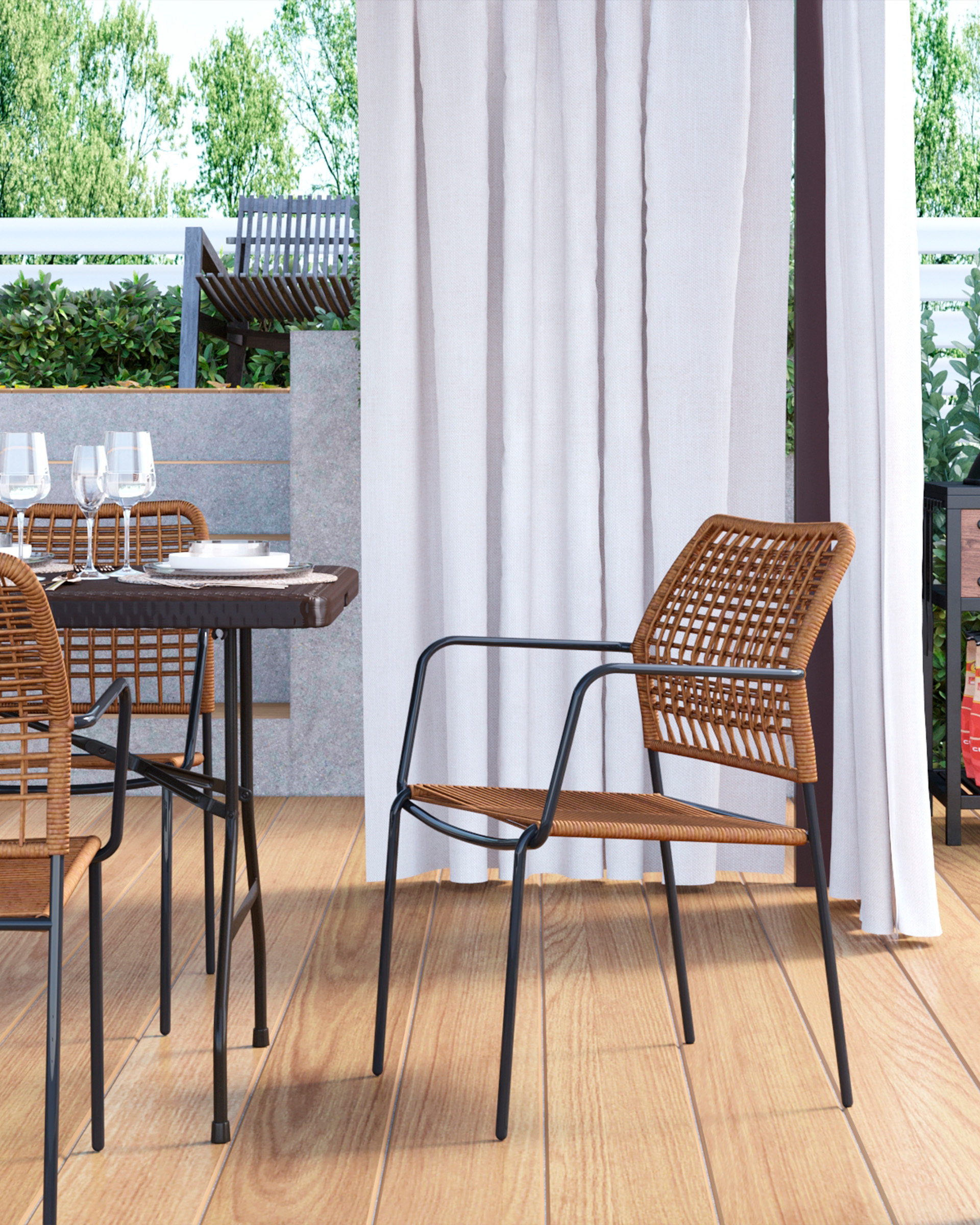 Стул Solaia светло-коричневый