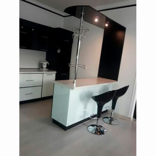 Барный стул Club черный глянец