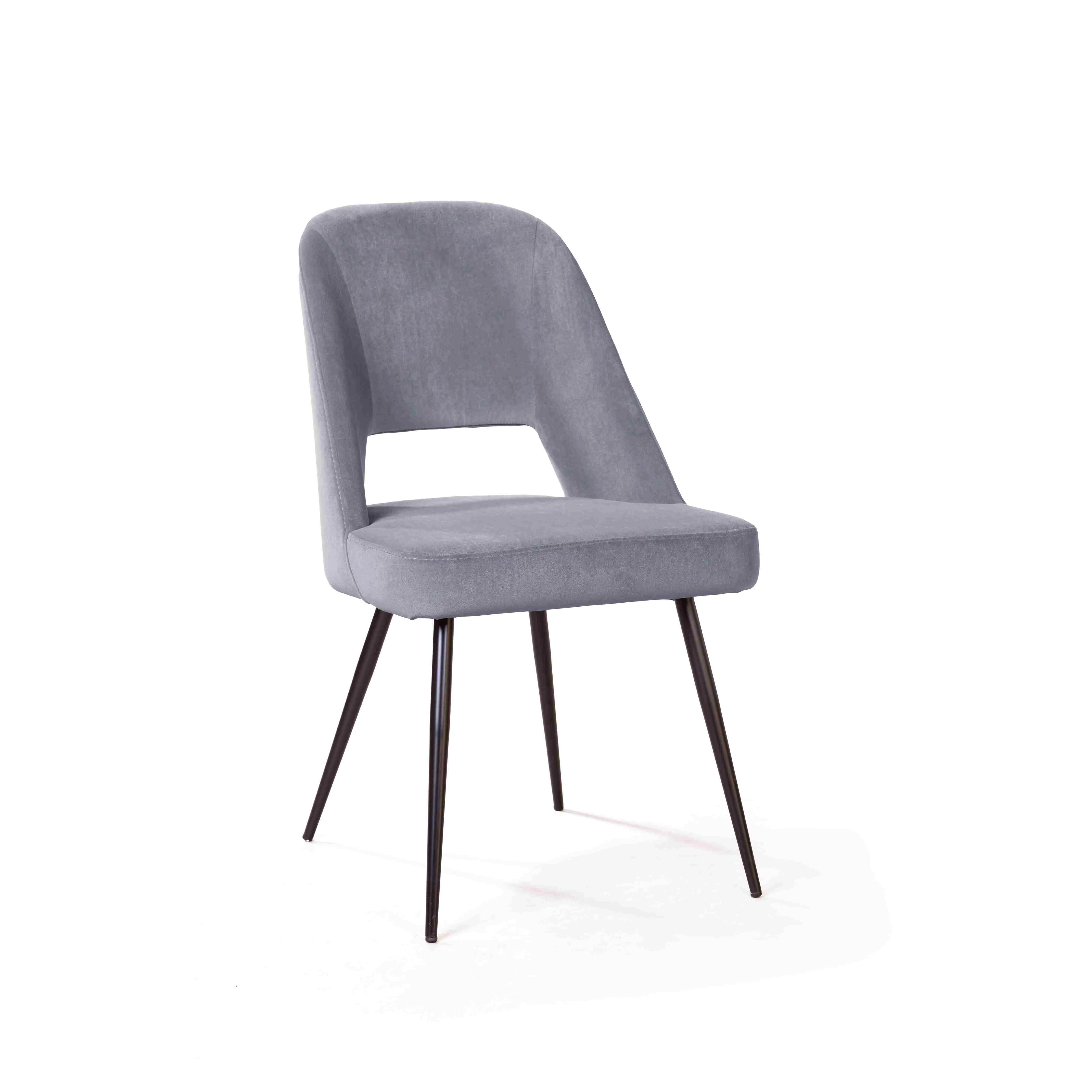 Стул Данте, бархат антрацит