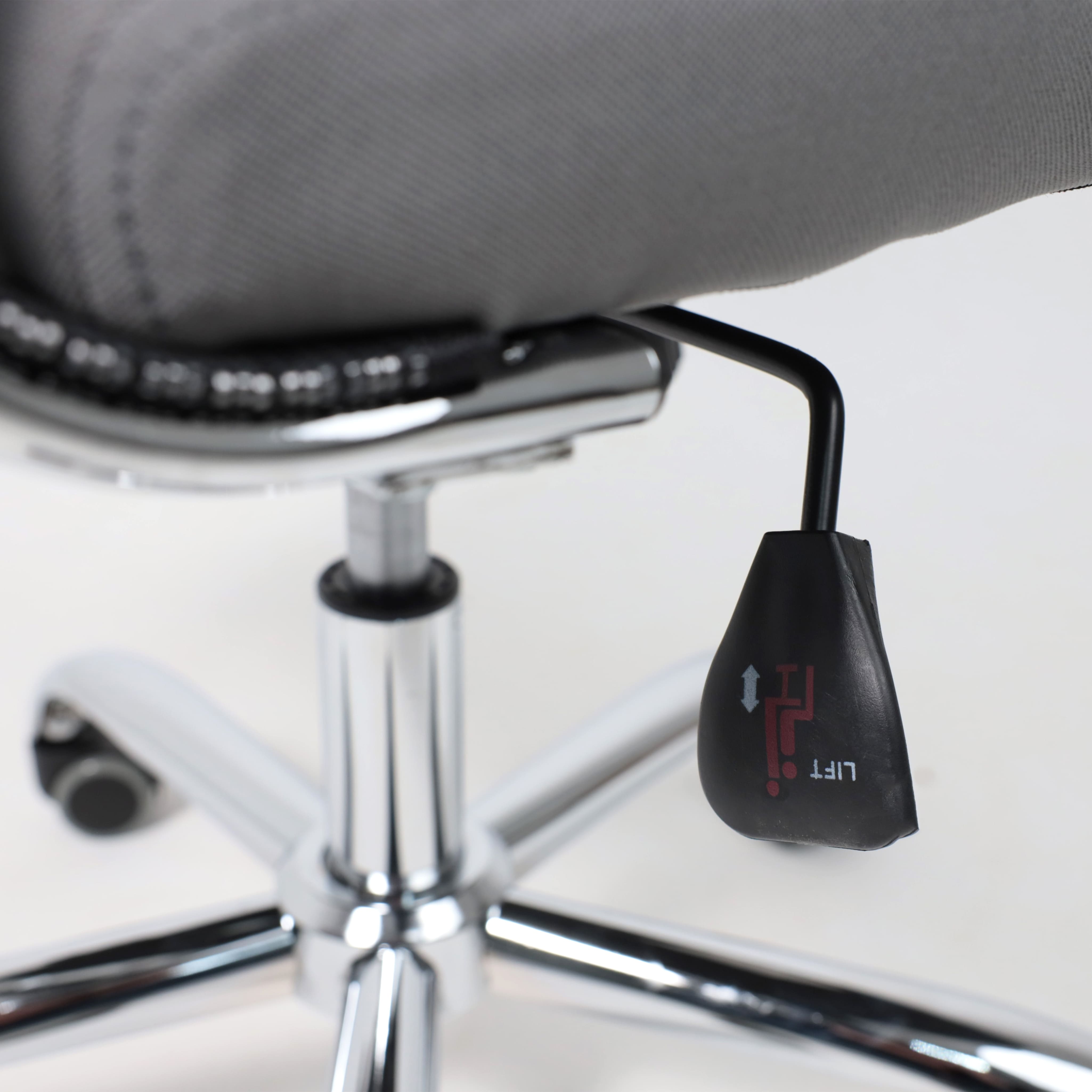 Кресло поворотное Grid, серый, армированная сетка