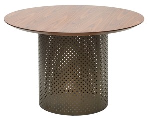 Стол РАФАЭЛЬ (RAFAEL) 120 Орех 3001 МДФ / Бронза, ®DISAUR