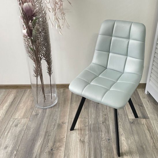 Стул CHILLI SQUARE, серо-голубой