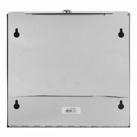 Диспенсер для полотенец LAIMA PROFESSIONAL INOX, (Система H2) Z-сложения, нержавеющая сталь, зеркальный, 605695