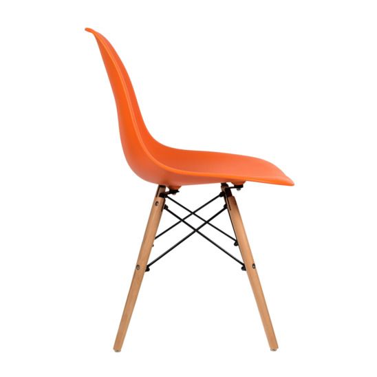 Комплект стульев Eames оранжевый x4