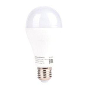 Лампа светодиодная SONNEN EXTRA, 25 (200) Вт, Е27, груша, теплый белый, 30000 часов, LED A65-25W-2700-Е27, 457900