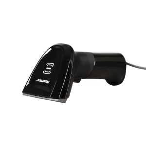 Проводной сканер штрих-кода MERTECH NS031 Ai 2Core P2D USB, USB эмуляция RS232 черный, 2м кабель