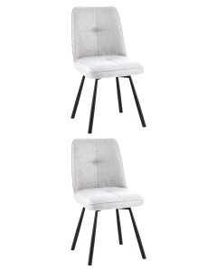 Стул Boun вращающийся серый 2 шт.