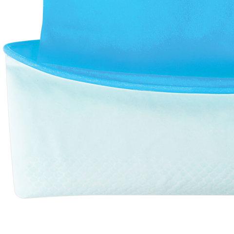 Перчатки нитриловые многоразовые, ГИПОАЛЕРГЕННЫЕ LAIMA ПРОЧНЫЕ, хлопчатобумажное напыление, размер М (средний), 604998