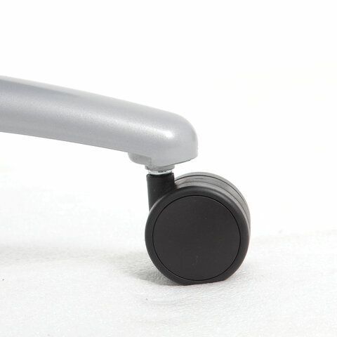 Кресло офисное BRABIX PREMIUM "Blocks HD-008", НАГРУЗКА до 200 кг, экокожа, серое, 531944