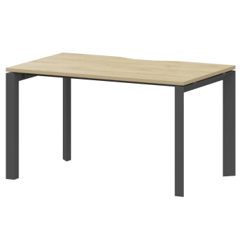 Стол на металлокаркасе Аргентум-МП НТМП.П-120 Баттл Рок/Антрацит