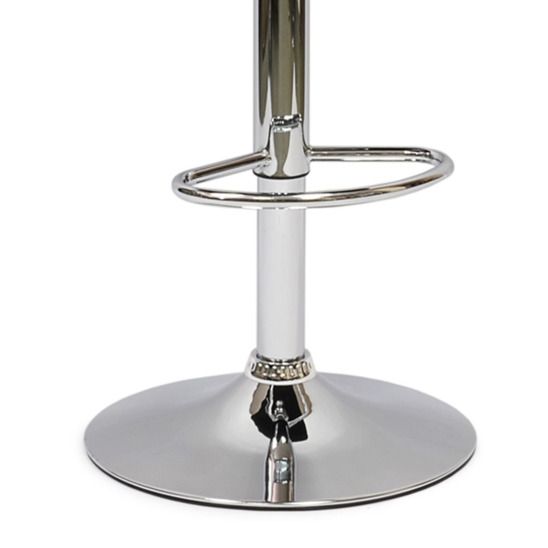 Барный стул Гвалиор, черный кожа