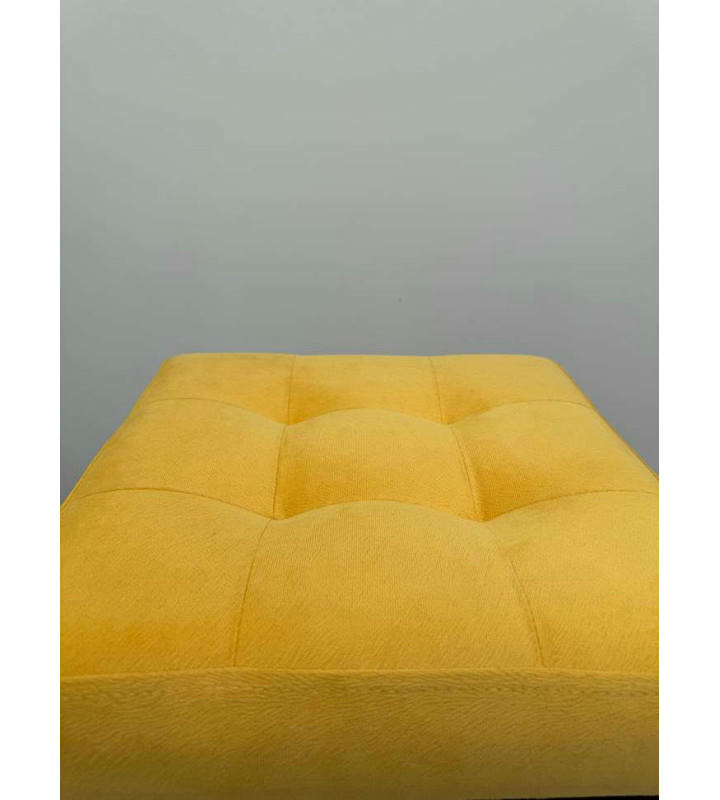 Банкетка Марсей 40-44 с полкой (желтый/черный)