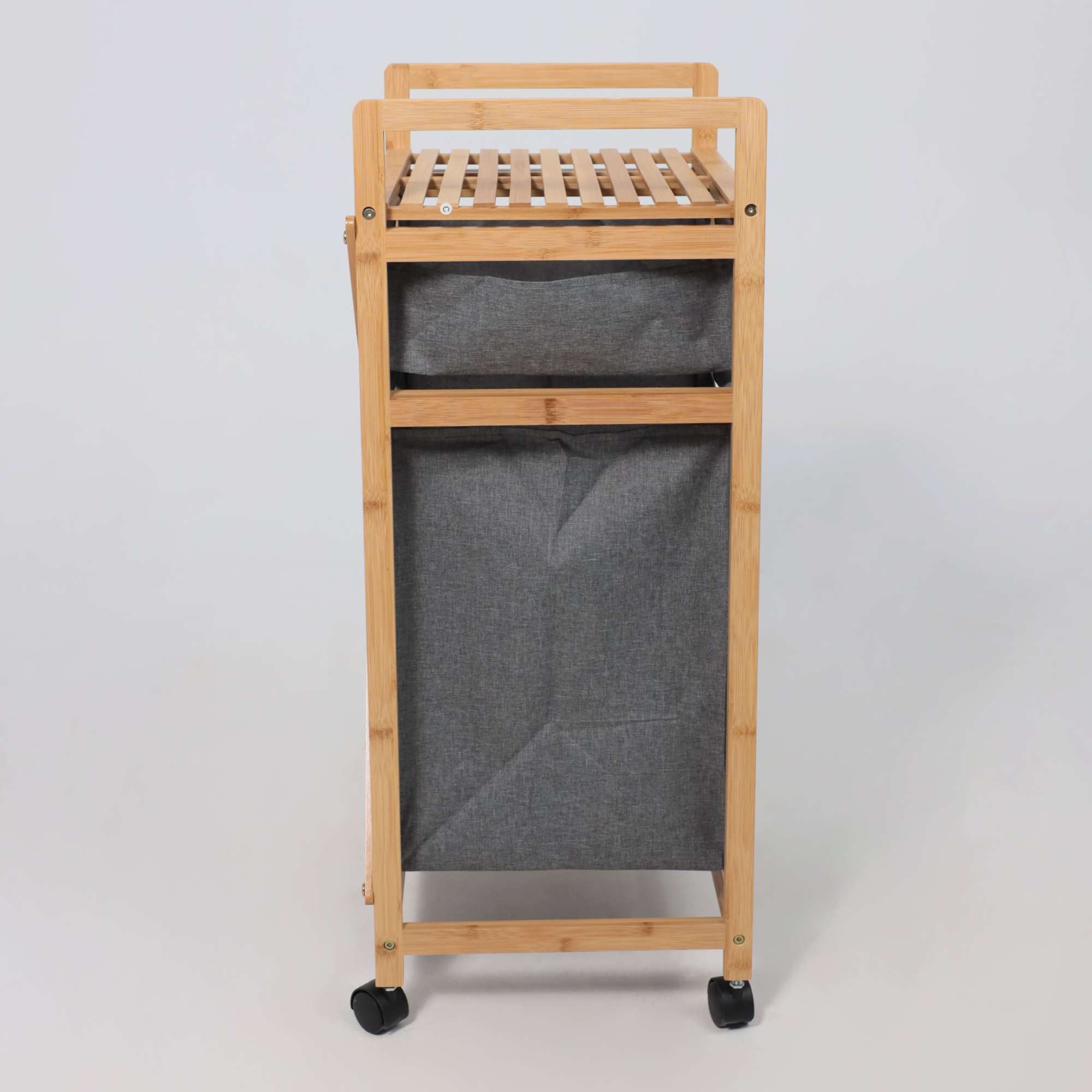 Стойка для белья LAVENDER  бамбук+серый