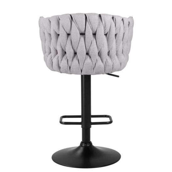 Барный стул КЕЛЬН, рогожка серый