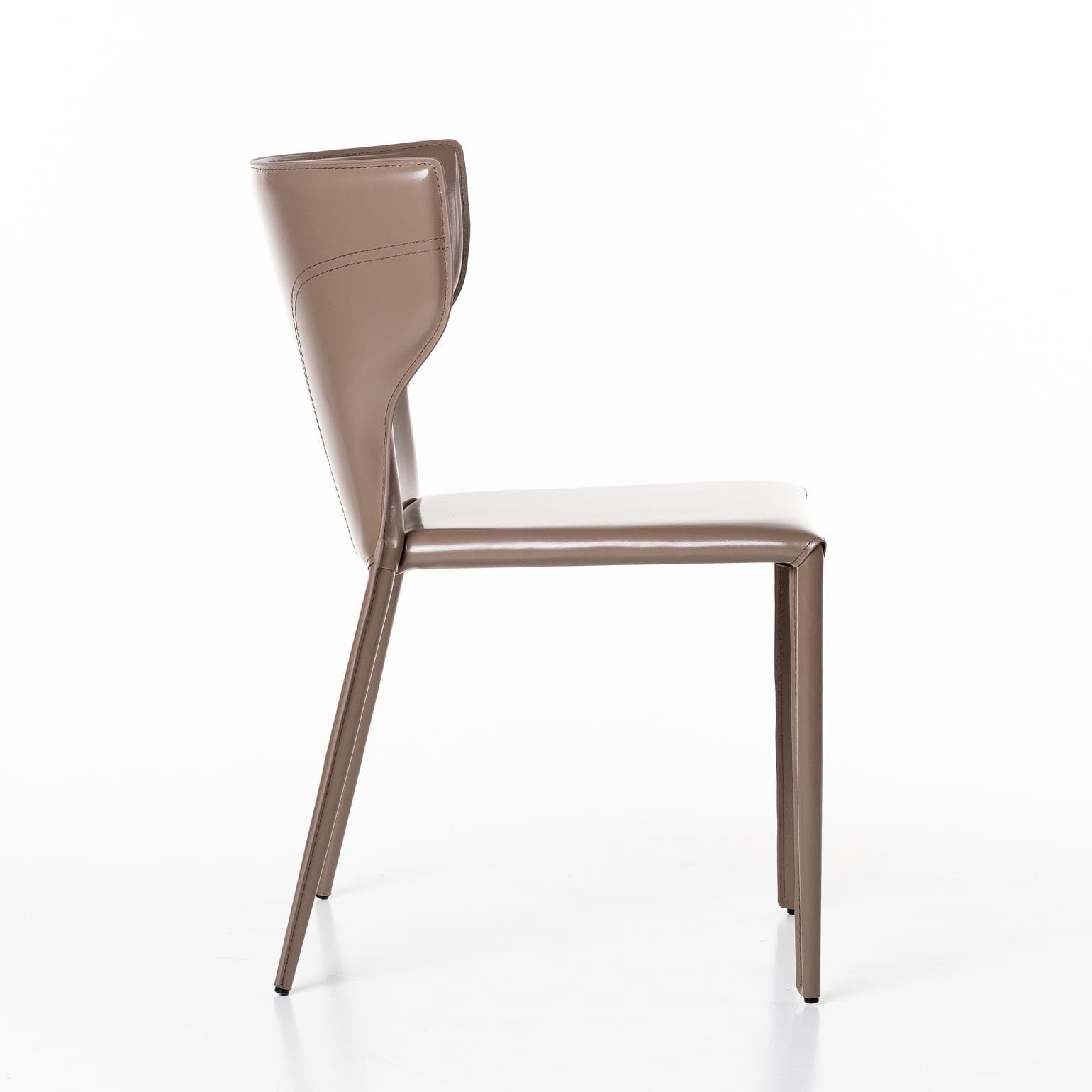 Стул Аустин, кожа капучино