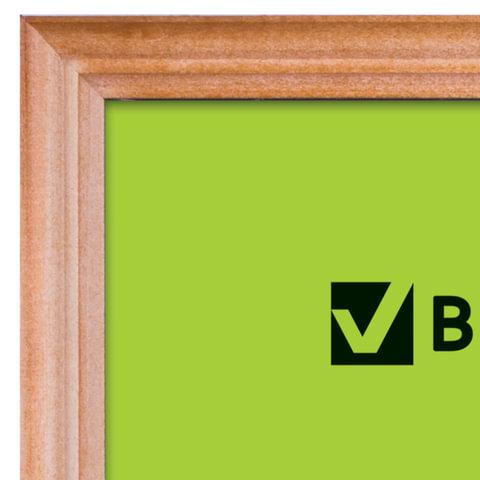 Рамка 21х30 см, дерево, багет 18 мм, BRAUBERG "HIT", канадская сосна, стекло, 390021