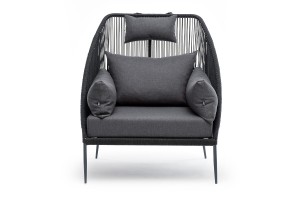 "Мадрид" кресло плетеное из роупа