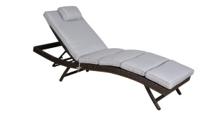 "Лиссабон" шезлонг из искусственного ротанга