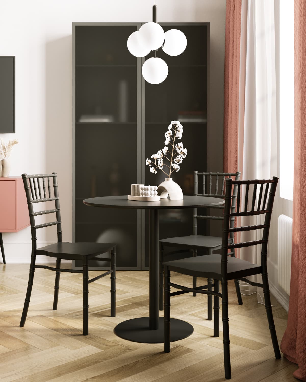 Стул Chiavari (Кьявари) пластик черный