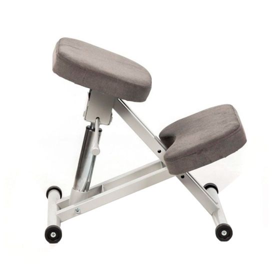 Стул коленный Prostool Light, серый, ткань