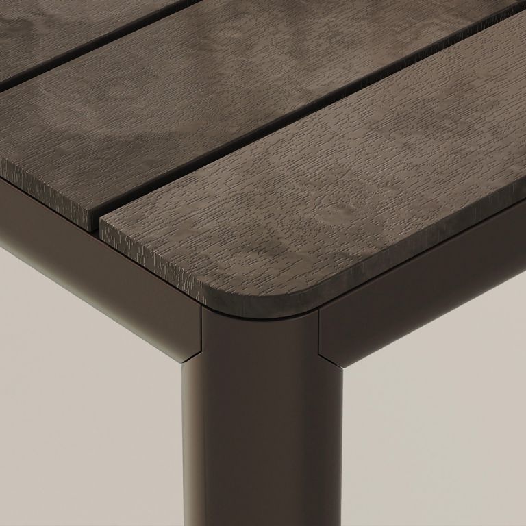 Стол пластиковый раздвижной Tevere 210 терра