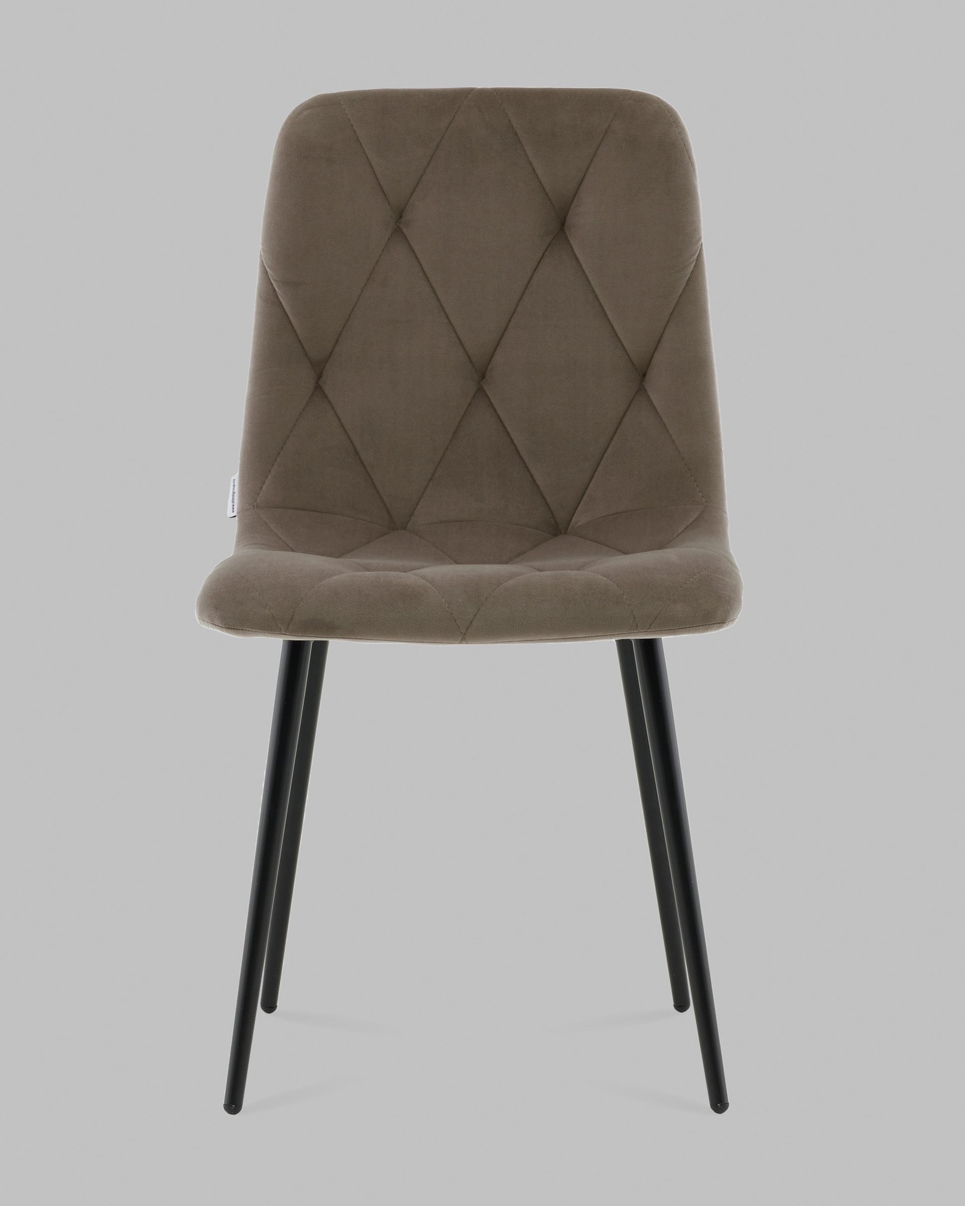 Стул Одди Diamond велюр тёмно-серый