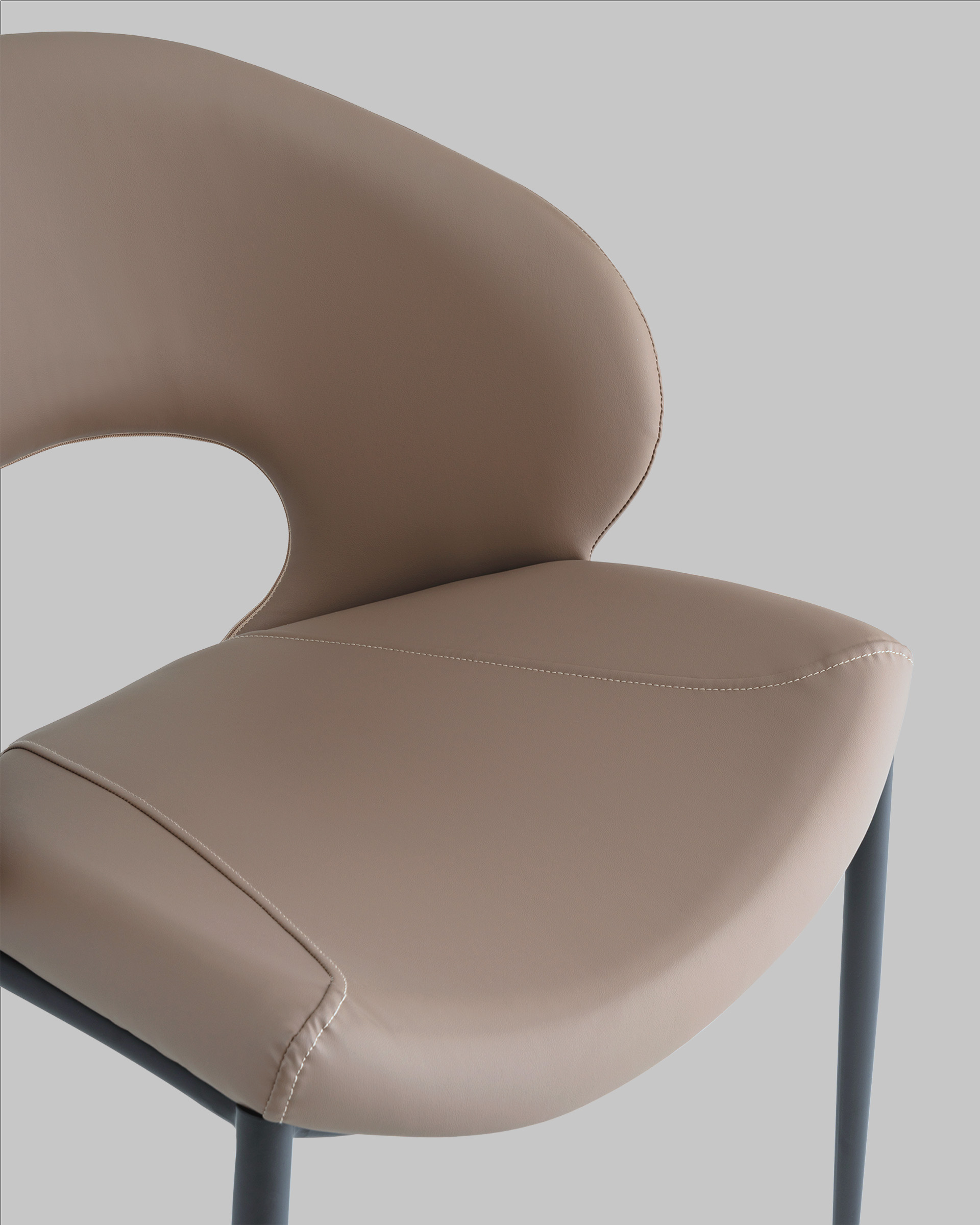 Стул Вивьен иск.кожа светло-коричневый