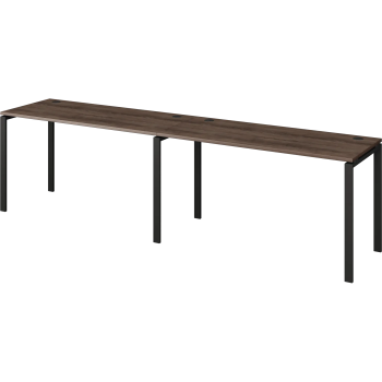 Бенч линейный на 2 рабочих места Арго-М АМБЛ-003.60 Лагос/Антрацит