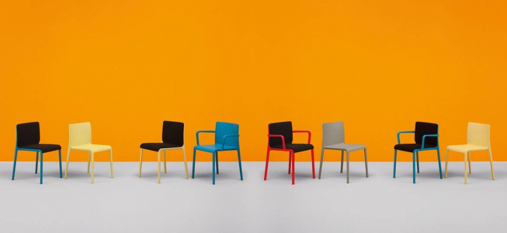 Стул пластиковый Volt серый