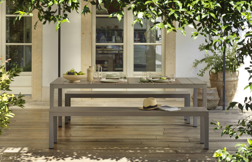 Скамейка металлическая Rio Bench тортора