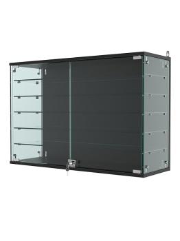 Витрина "АТРИУМ" настенная №3-2Г, Черный