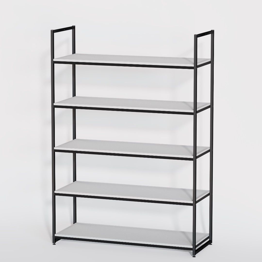 Стеллаж в стиле Лофт A17120-20 с полками ЛДСП (220х120х45)