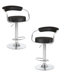 Набор 2 шт Стул барный DOBRIN MARTA, чёрный