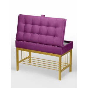 Банкетка Н-76 (золото/фуксия)