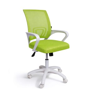Кресло поворотное RICCI NEW, WHITE (салатовый)