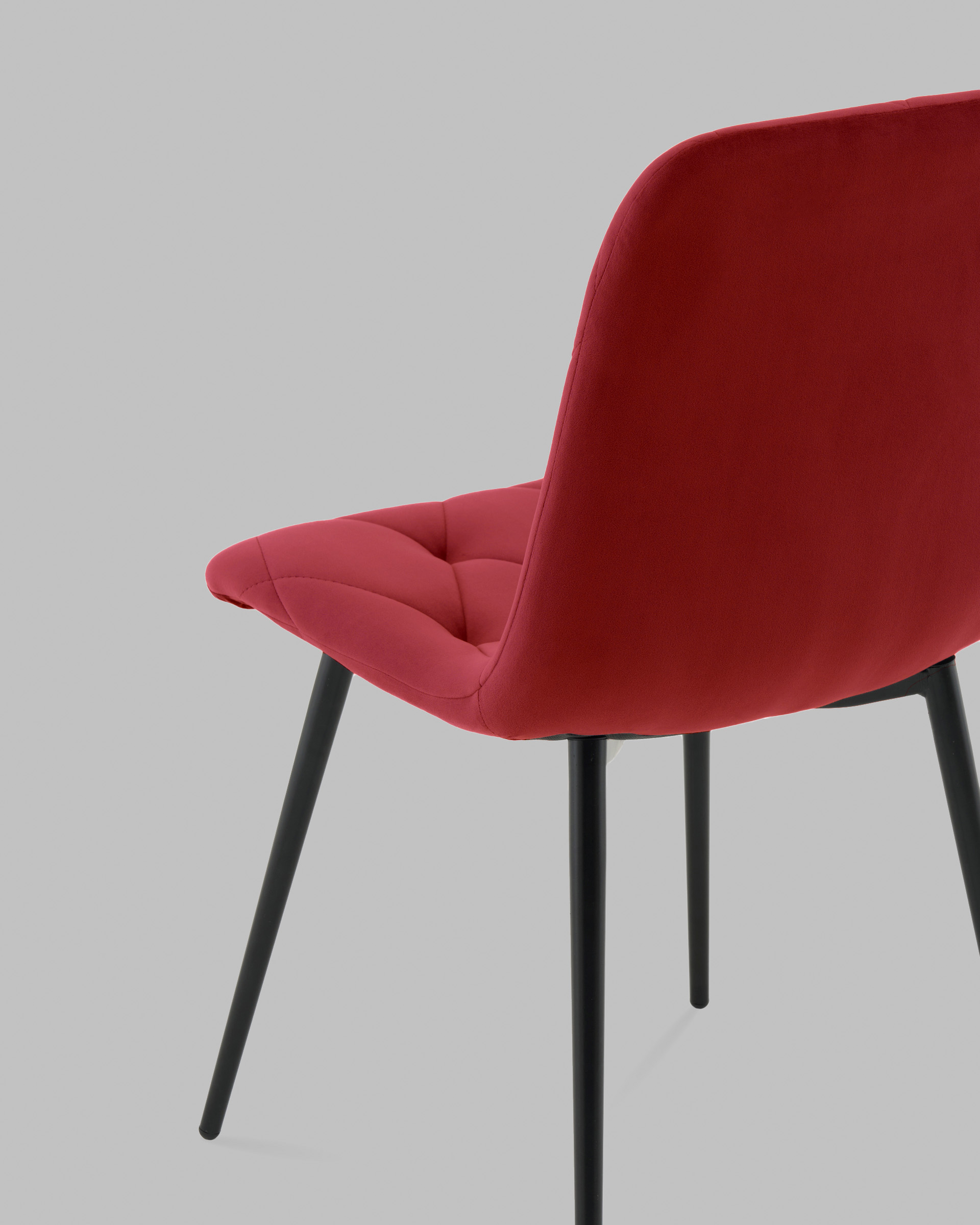 Стул Одди Diamond велюр красный