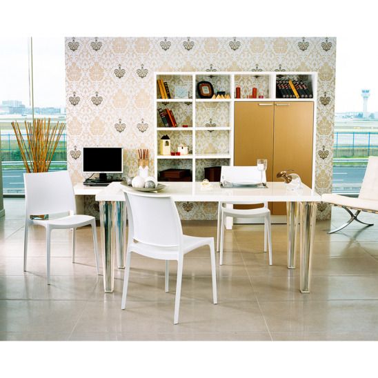 Стул пластиковый Maya, белый