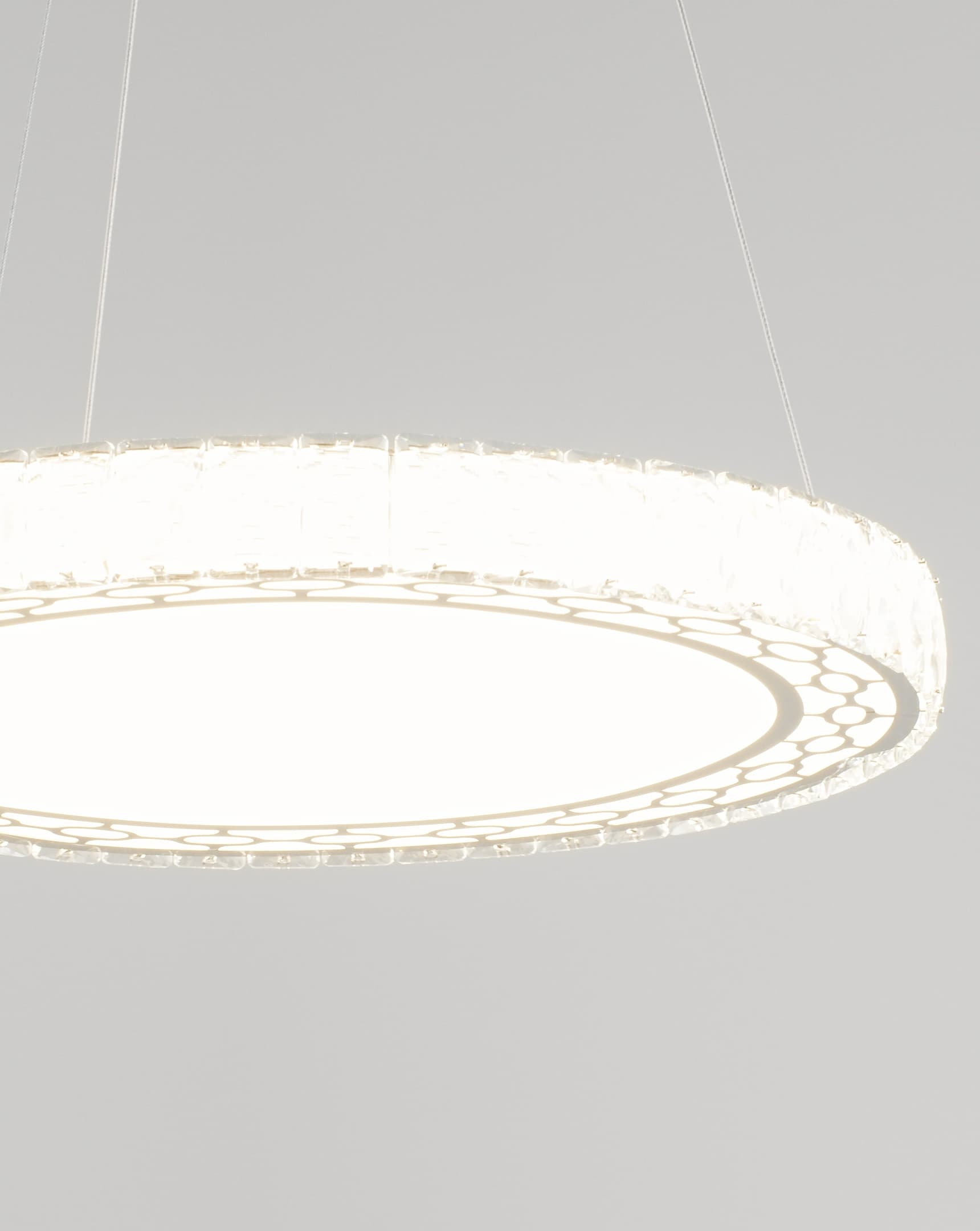 Светодиодная подвесная люстра Moderli V1600-PL Ice