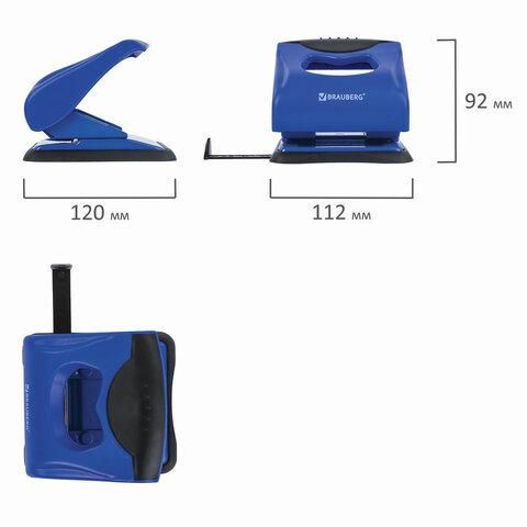 Дырокол BRAUBERG "Ergo Line", до 30 листов, сине-черный, 22хххх цена 740 ₽ Дырокол BRAUBERG "Ergo Line", до 30 листов, сине-черный, 22хххх