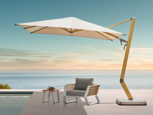 Зонт профессиональный 3х3 м Wing тик, тортора