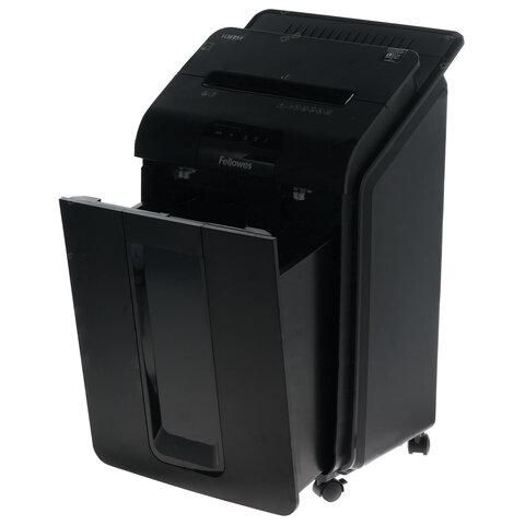 Уничтожитель (шредер) с автоподачей FELLOWES AUTOMAX 100M, 4 уровень секретности, 4x10 мм, 23 л, FS-46292