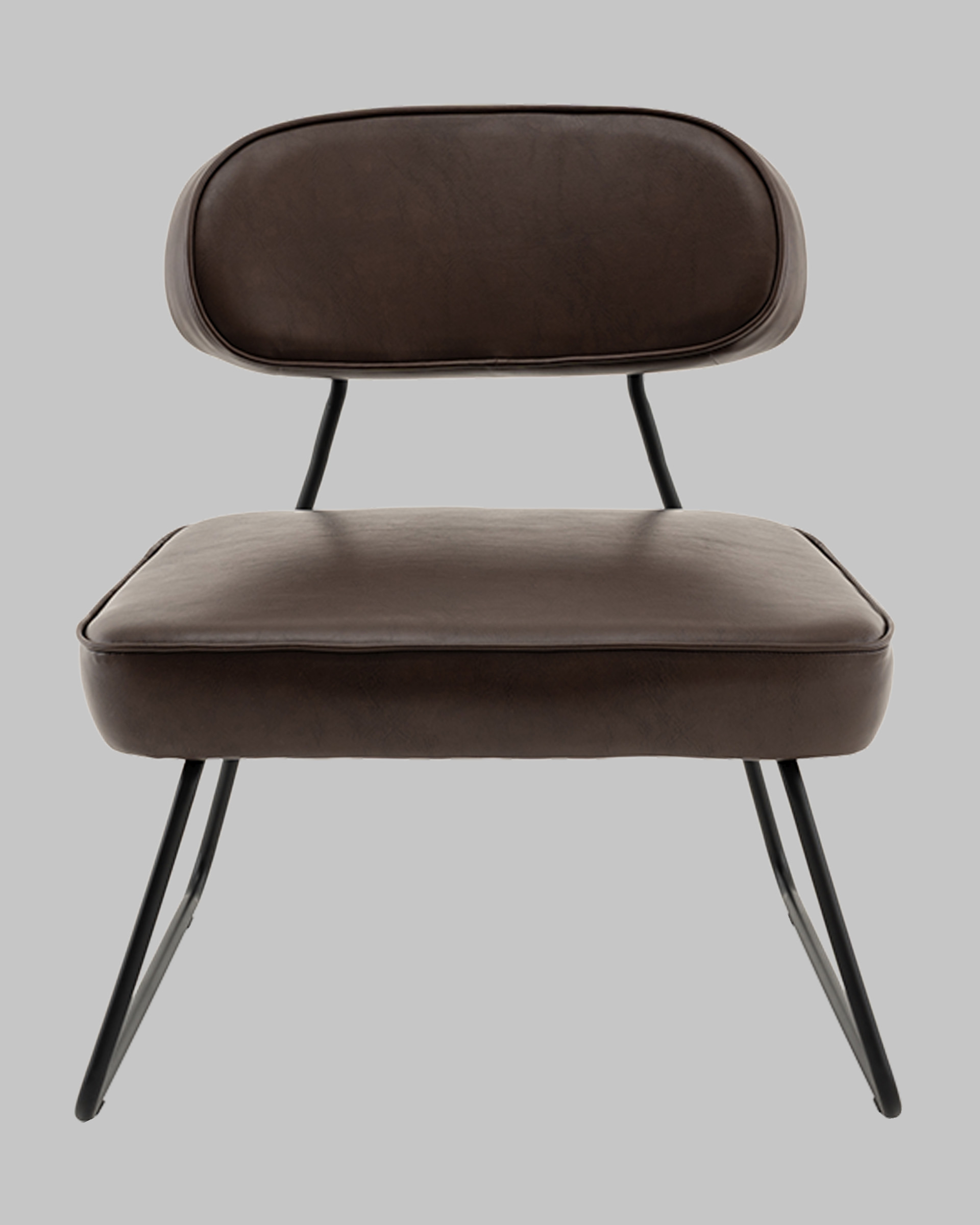 Кресло Kate new ткань экокожа коричневый