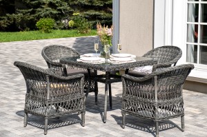 "Сицилия" обеденная группа плетеная