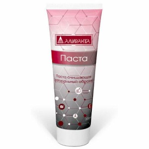 Паста очищающая для кожи 200 мл, АЛИРАНТА, с натуральным абразивом, флип-топ, 20003