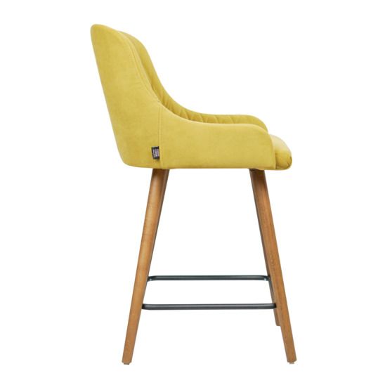 Стул полубарный Mint, велюр Teddy 011