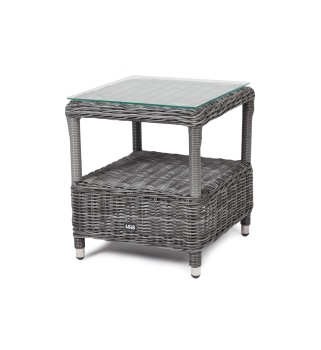 "Форио" столик кофейный из искусственного ротанга, цвет графитцвет Графит