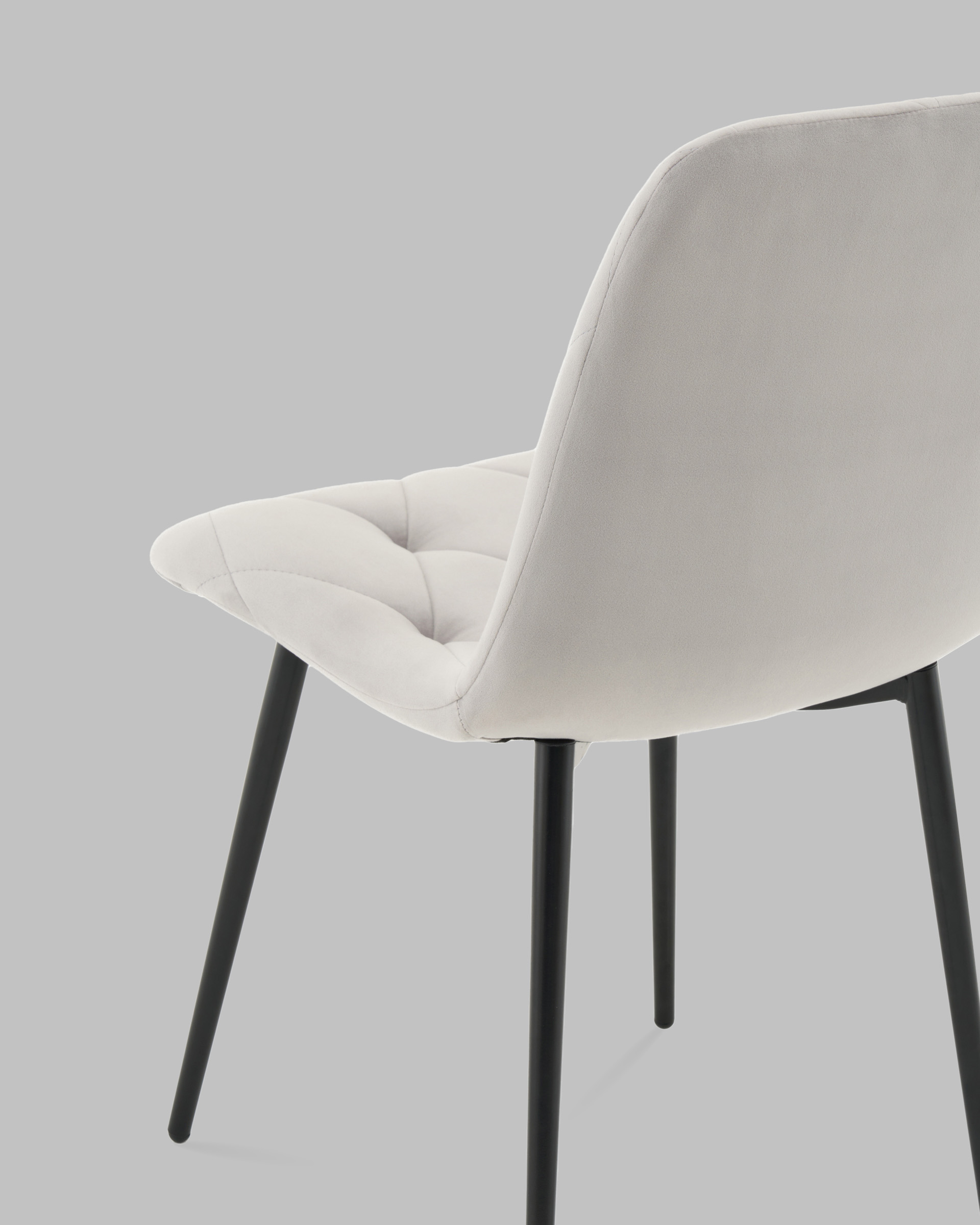 Стул Одди Diamond велюр светло-серый